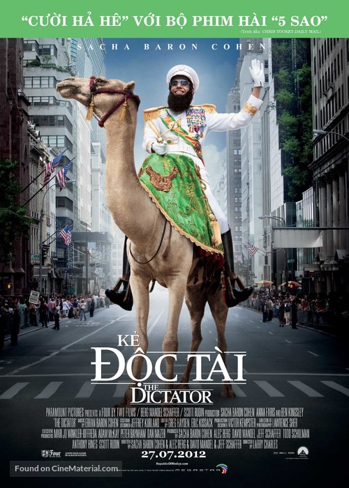 The Dictator - Vietnamese Movie Poster
