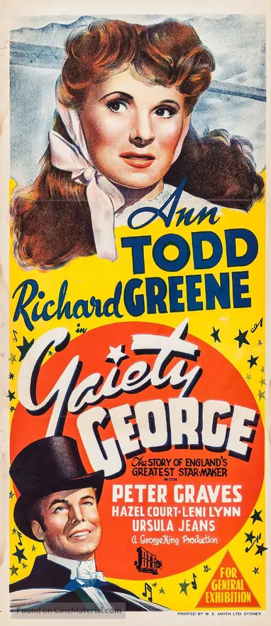 Gaiety George - Australian Movie Poster