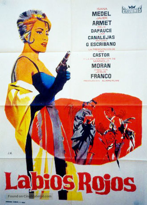 Labios rojos - Spanish Movie Poster