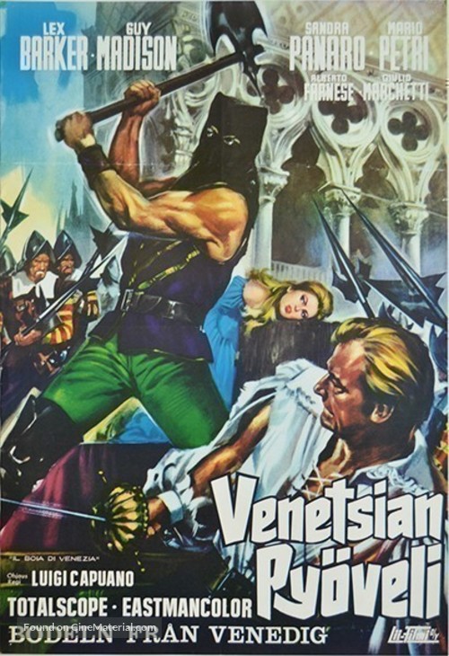 Il boia di Venezia - Finnish Movie Poster