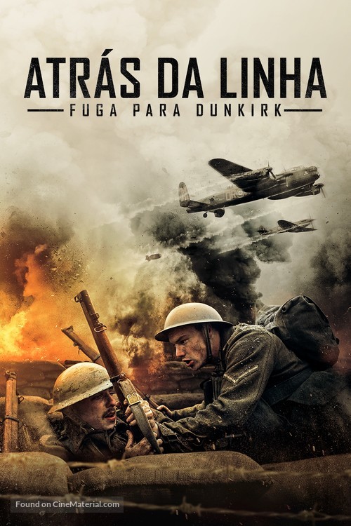 Behind The Line - Escape To Dunkirk - Brazilian Movie Cover