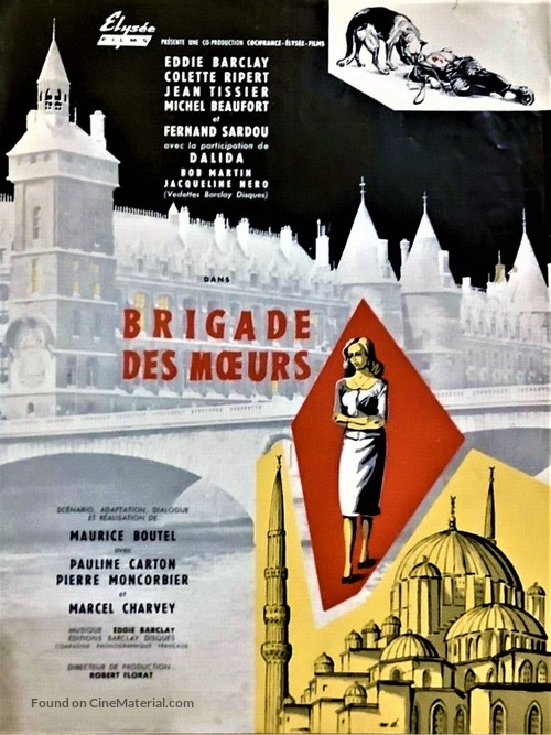 Brigade des moeurs - French Movie Poster