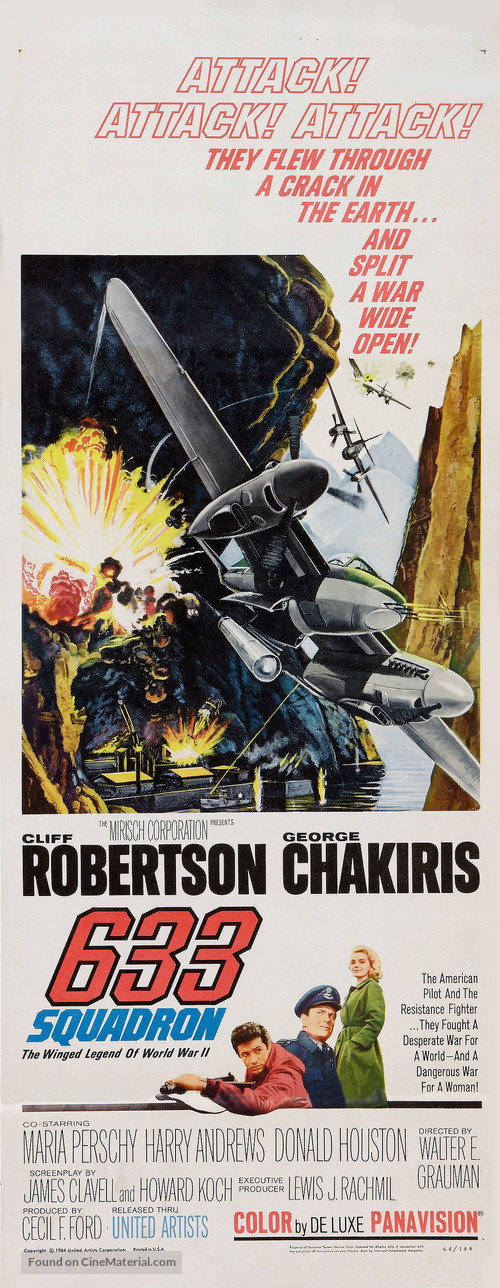 633 Squadron - Movie Poster