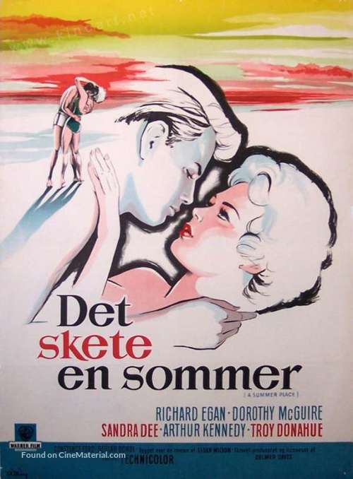 A Summer Place - Danish Movie Poster