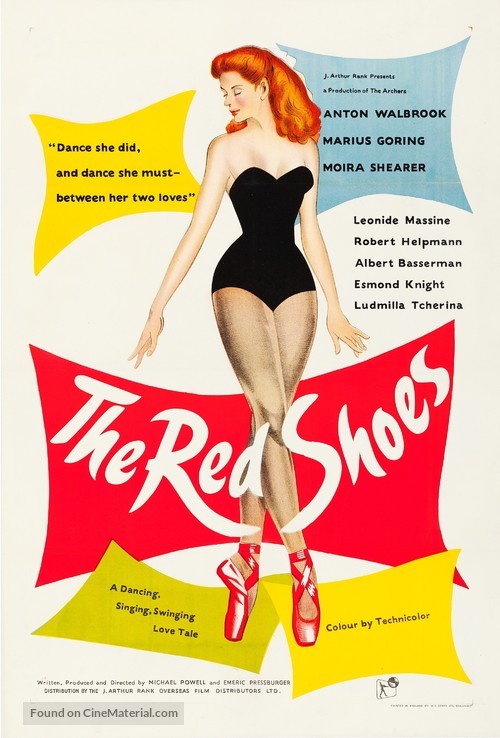 The Red Shoes - British Movie Poster