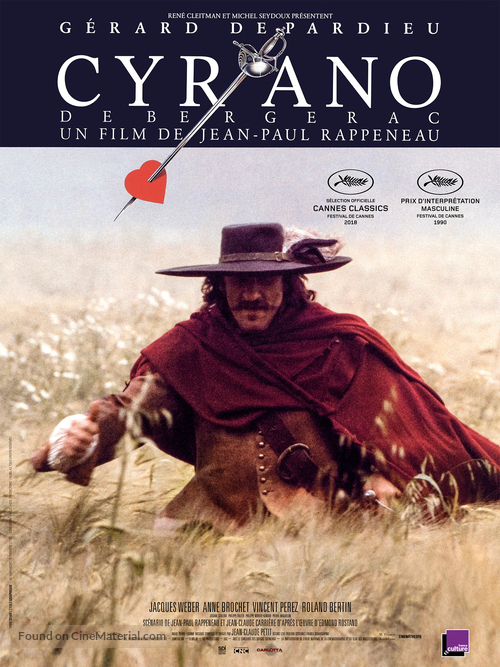 Cyrano de Bergerac - French Re-release movie poster