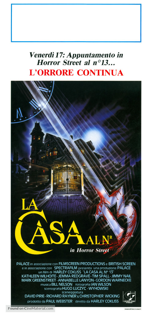 Dream Demon - Italian Movie Poster