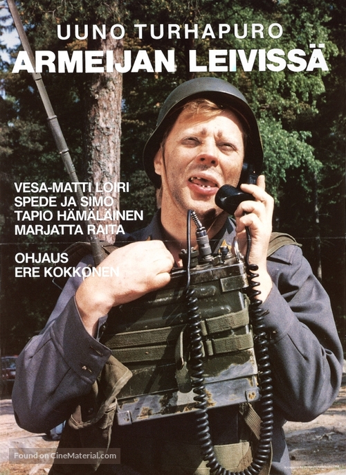 Uuno Turhapuro armeijan leiviss&auml; - Finnish Movie Poster
