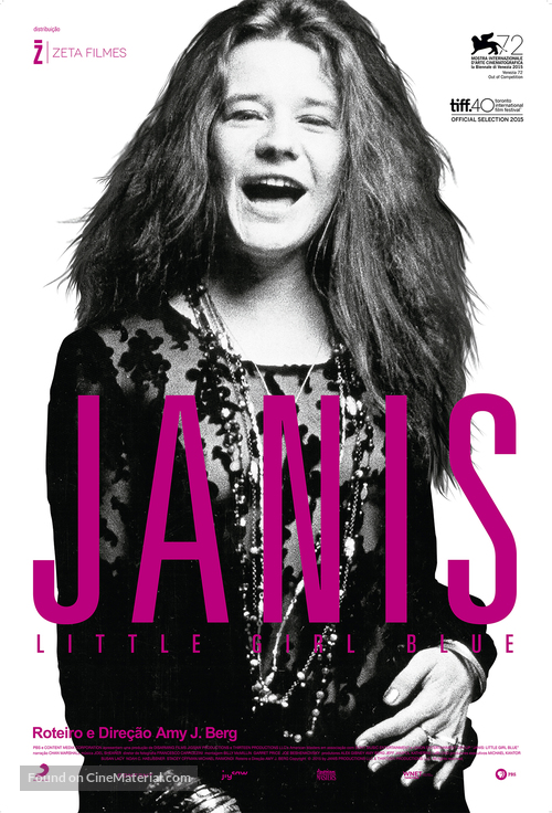 Janis: Little Girl Blue - Brazilian Movie Poster
