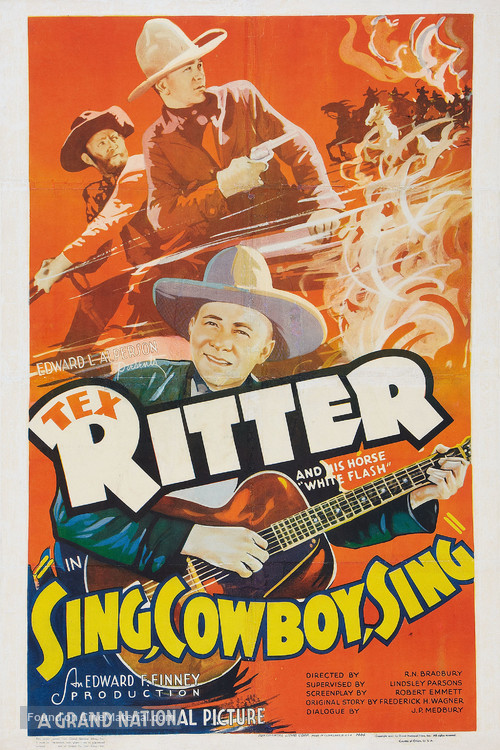 Sing, Cowboy, Sing - Movie Poster
