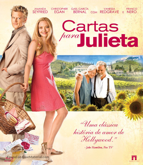 Letters to Juliet - Brazilian Movie Cover