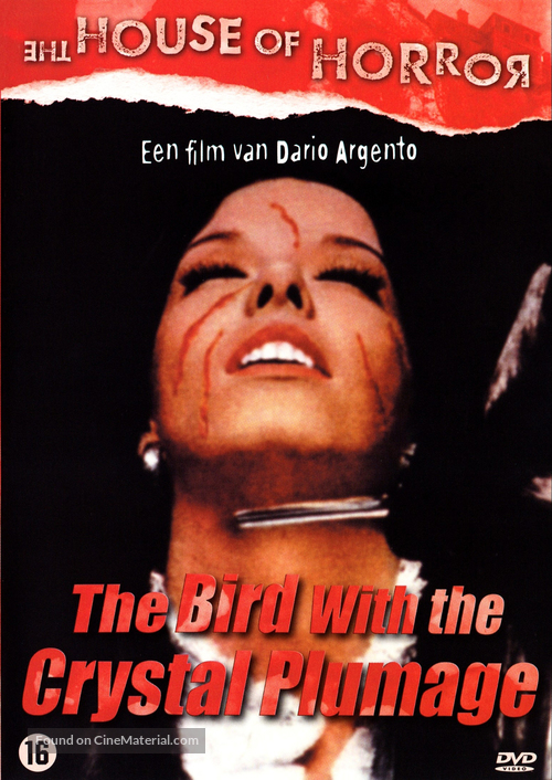 L&#039;uccello dalle piume di cristallo - Dutch DVD movie cover