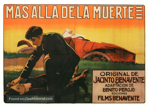 M&aacute;s all&aacute; de la muerte - Spanish Movie Poster