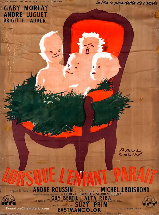 Lorsque l&#039;enfant para&icirc;t - French Movie Poster