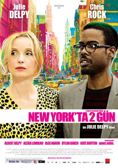 2 Days in New York - Turkish Movie Poster