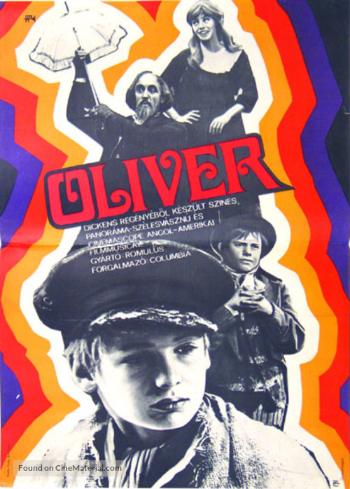 Oliver! - Hungarian Movie Poster