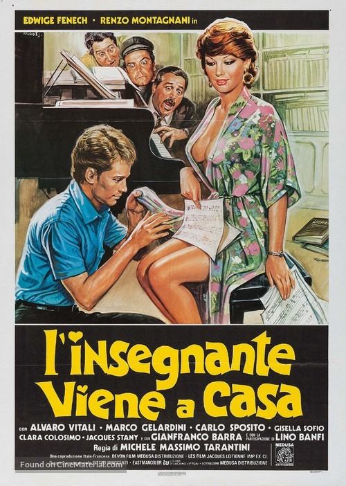 L&#039;insegnante viene a casa - Italian Movie Poster