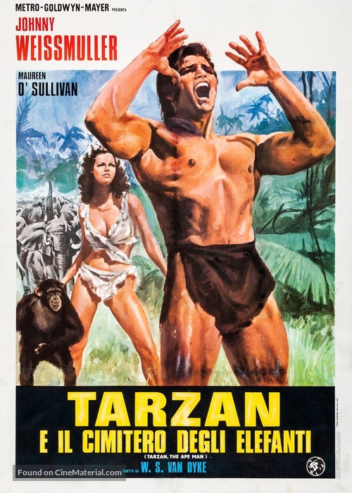Tarzan the Ape Man - Italian Movie Poster