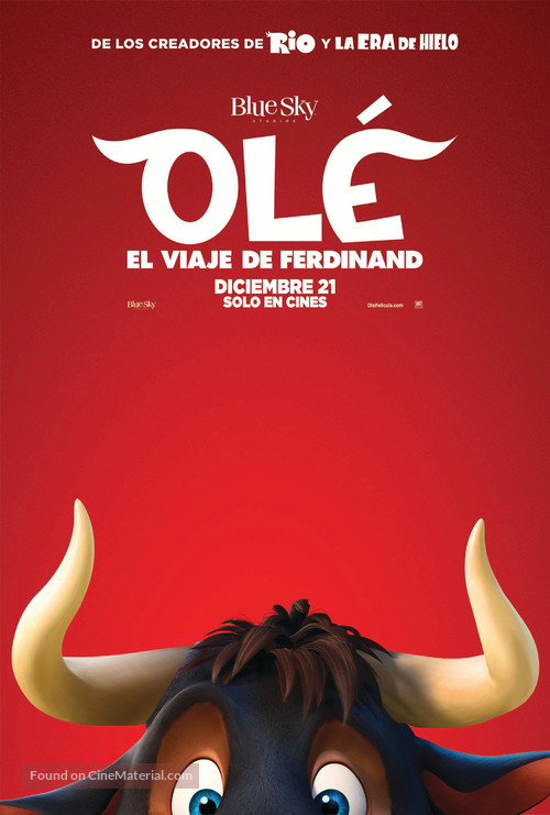 Ferdinand - Colombian Movie Poster