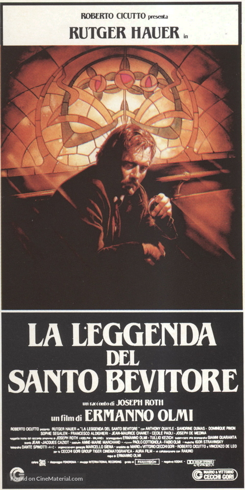 La leggenda del santo bevitore - Italian Movie Poster