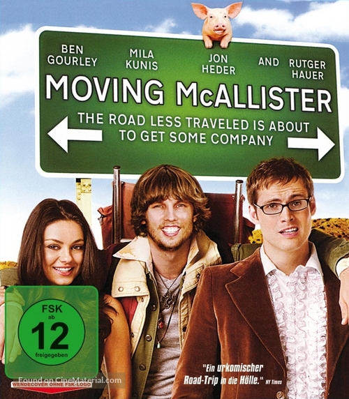 Moving McAllister - German Blu-Ray movie cover