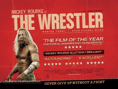 The Wrestler - British Movie Poster