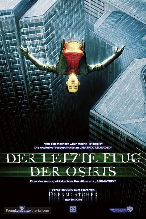 The Animatrix - German Movie Poster