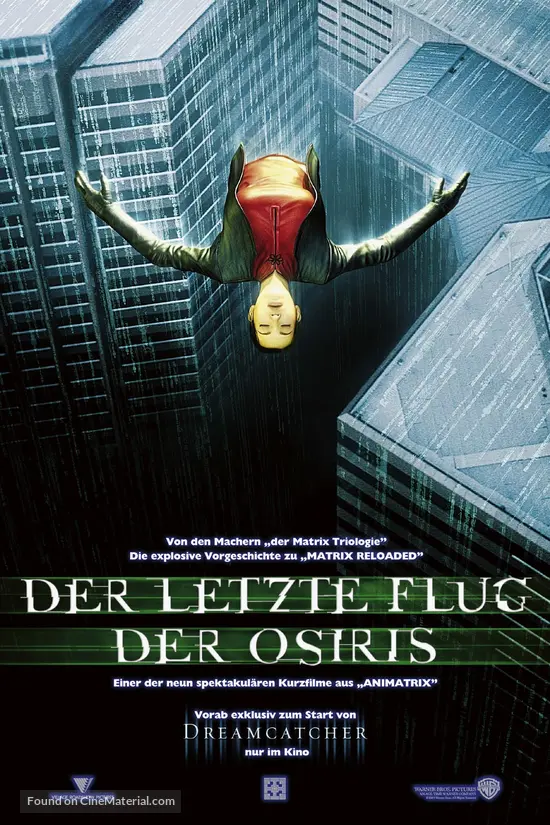 Get The Animatrix 2003 German Movie Poster Free Wallpaper The Animatrix 2003 German Movie Poster Desktop Wallpaper