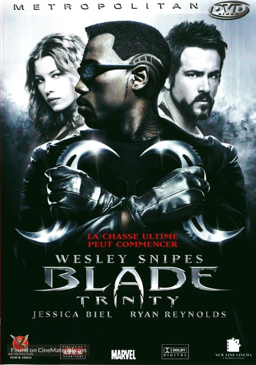 Blade: Trinity - French DVD movie cover