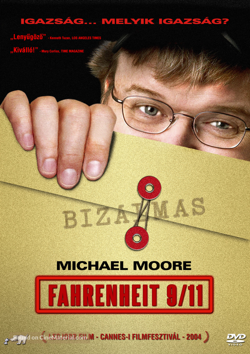 Fahrenheit 9/11 - Hungarian Movie Poster