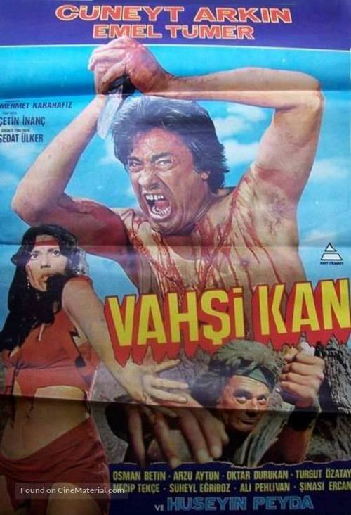 Vahsi kan - Turkish Movie Poster