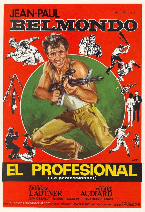 Le professionnel - Spanish Movie Poster