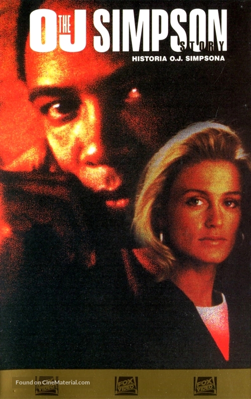 The O.J. Simpson Story - Polish VHS movie cover