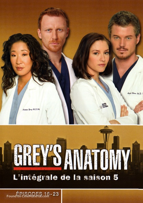 &quot;Grey&#039;s Anatomy&quot; - French DVD movie cover