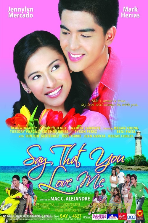 Say That You Love Me - Philippine Movie Poster