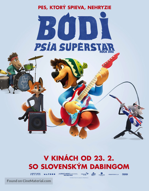 Rock Dog - Slovak Movie Poster