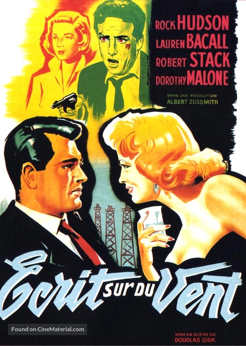 Written on the Wind - French Movie Poster