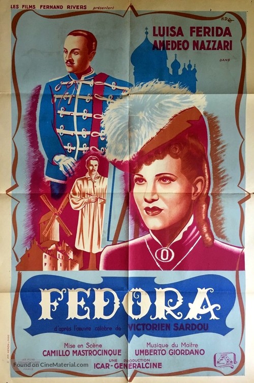 Fedora - French Movie Poster