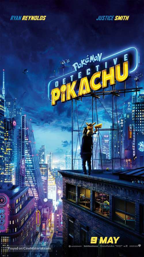 Pok&eacute;mon: Detective Pikachu - Singaporean Movie Poster