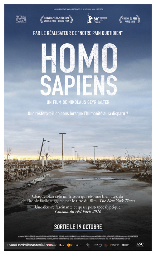 Homo sapiens - French Movie Poster