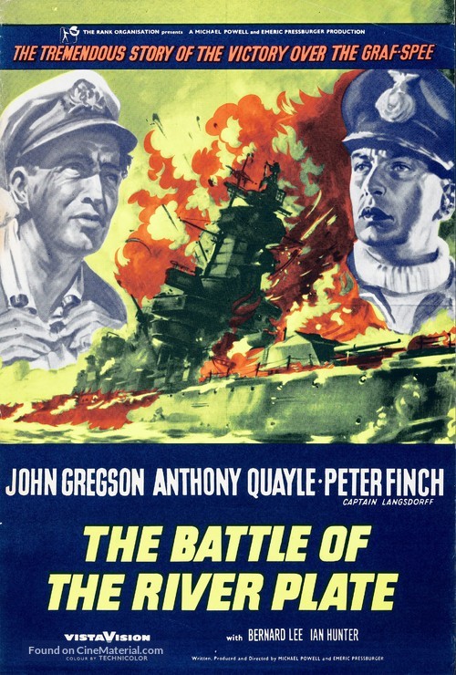 The Battle of the River Plate - British Movie Poster