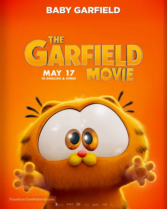 The Garfield Movie - Indian Movie Poster