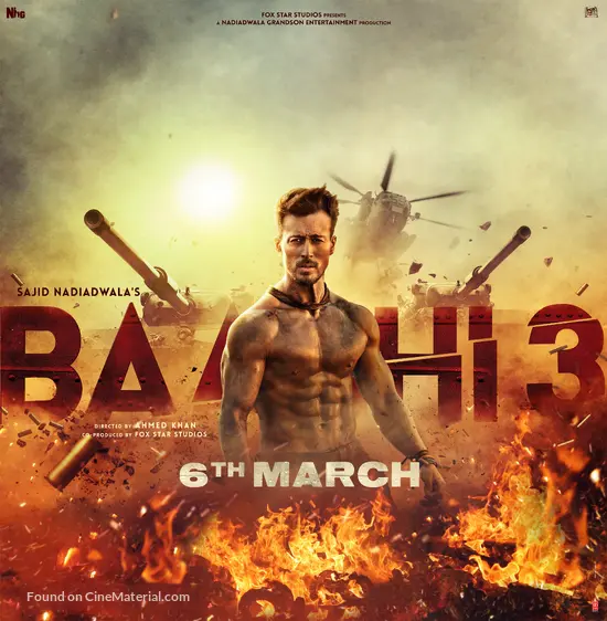 Poster Tiger Shroff Baaghi Baaghi Watch Full Movie Baaghi (2020