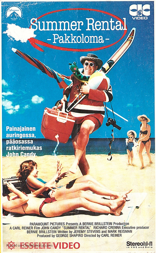 Summer Rental - Finnish VHS movie cover