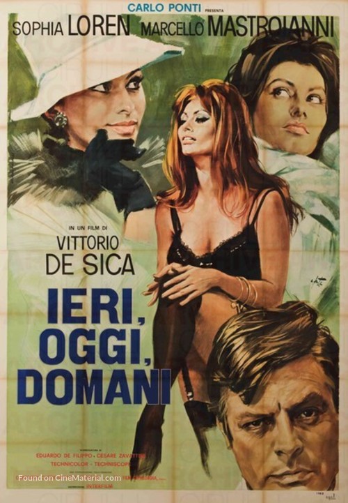 Ieri, oggi, domani - Italian Movie Poster