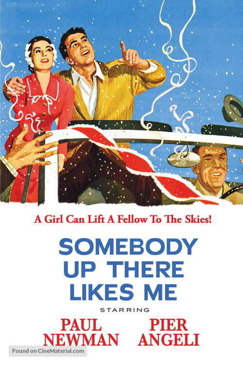 Somebody Up There Likes Me - DVD movie cover