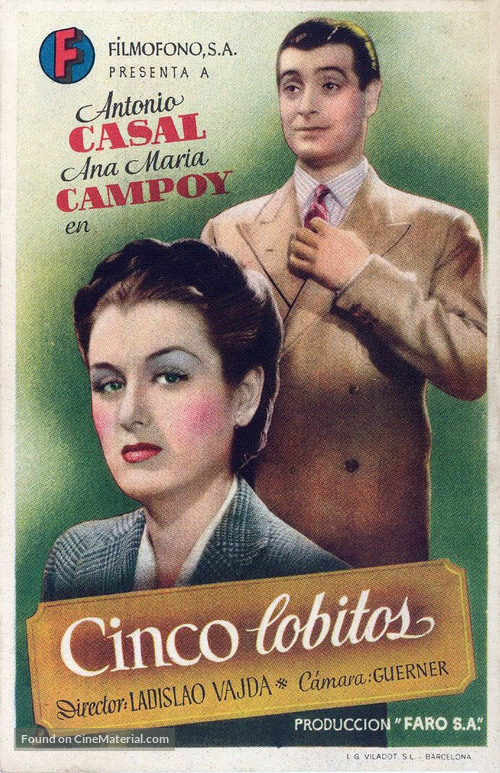 Cinco lobitos - Spanish Movie Poster