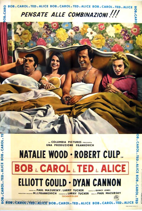 Bob &amp; Carol &amp; Ted &amp; Alice - Italian Movie Poster