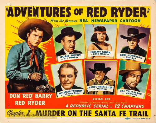 Adventures of Red Ryder - Movie Poster