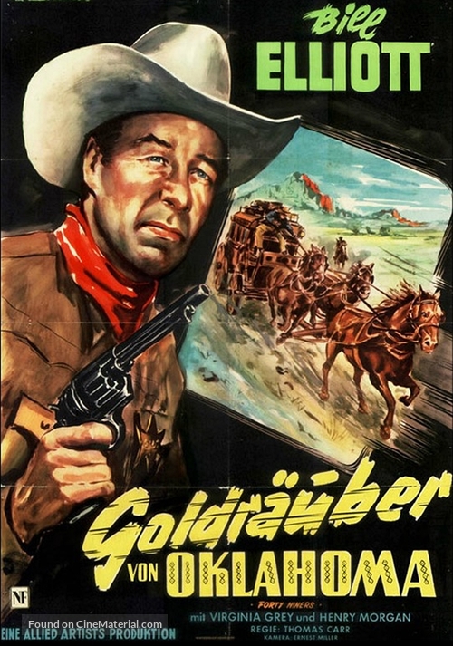 The Forty-Niners - German Movie Poster